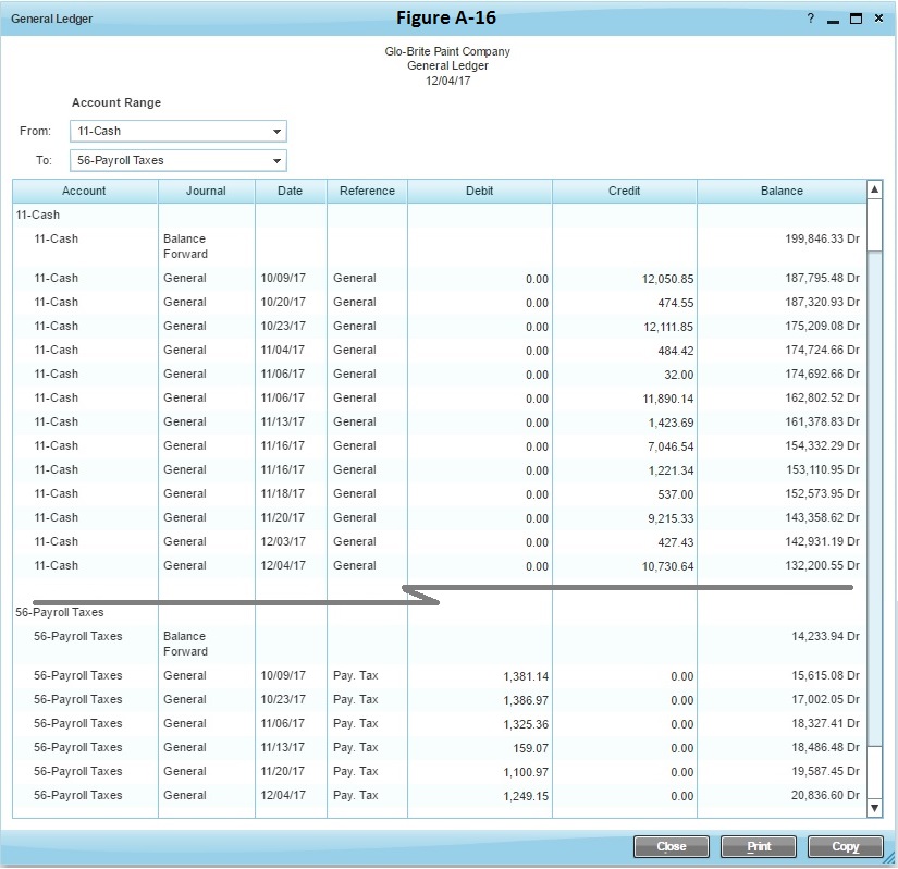 General Ledger A-16