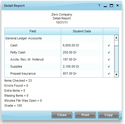 Detail Report